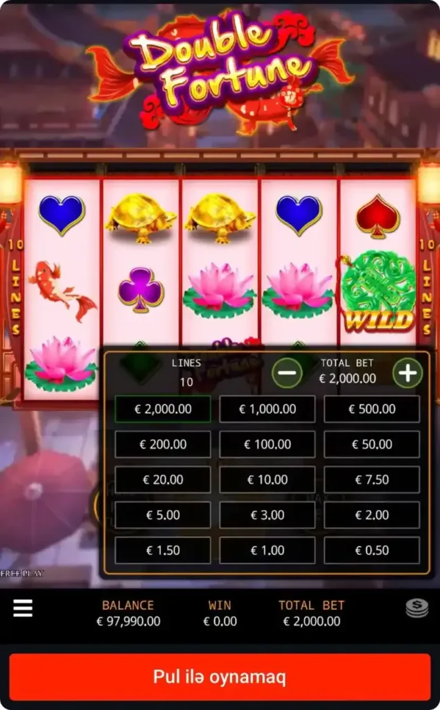 Double Fortune'da Bedava Döndürmeler Kazanın!
