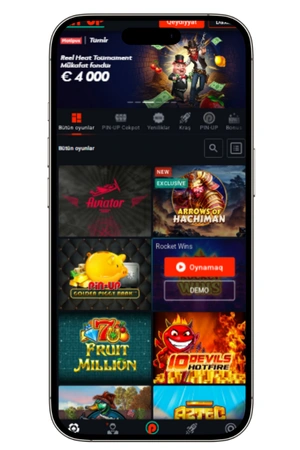 Pin Up indir ios ucun rəsmi pinap proqrami