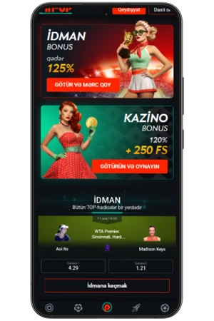 rəsmi Pin Up veb saytına daxil olun